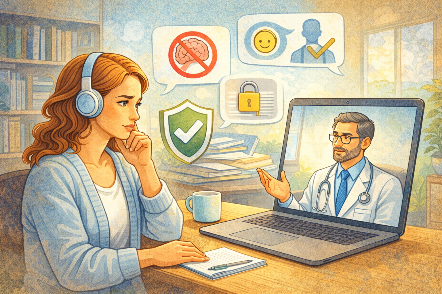 A consulta com psiquiatra online é confiável? Mitos e verdades 